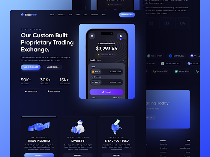 Crypto Exchange UI Design