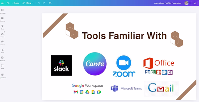 Tools I'm familiar with.