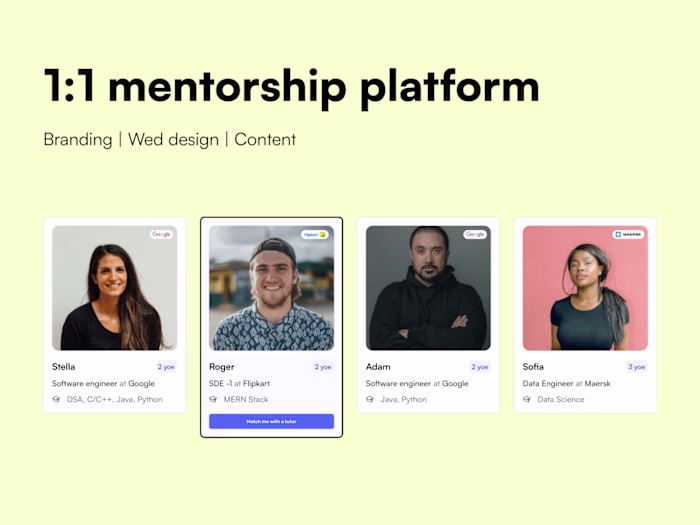 Boldd - Mentorship platform