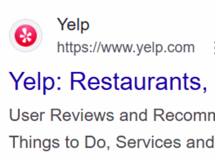 Customer Reviews on Yelp