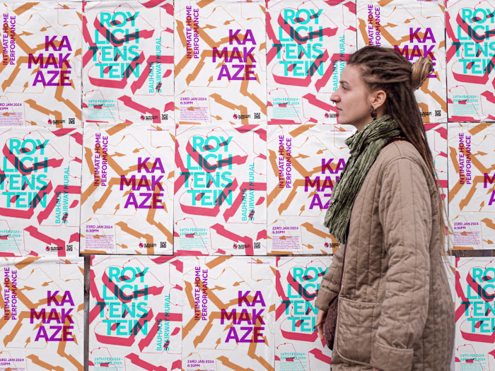 Eye Catching Rebrand For Failing Art Gallery