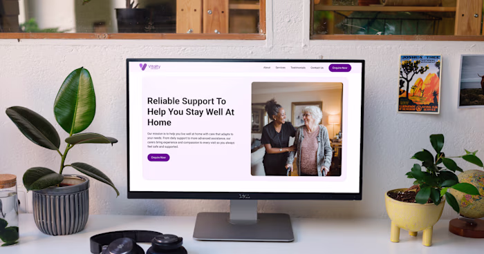 Responsive Website Design for Vitality Care Group
