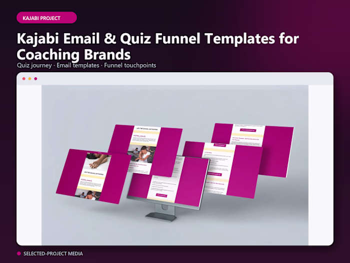 Kajabi Email & Quiz Funnel Templates for Coaching Brands