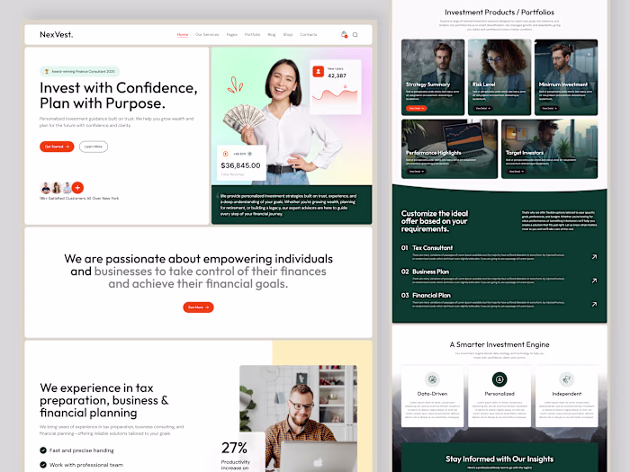 Investment Advisor Website