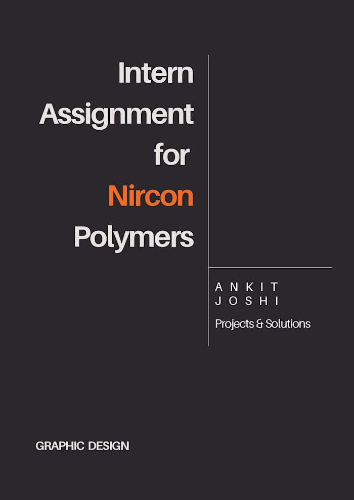 Intern Assignment for Nircon Polymers