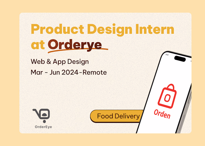 Ordereye - Product Design