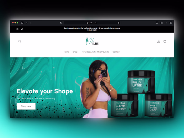 Hereleve Product website