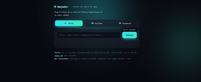 Downloader TikTok videos