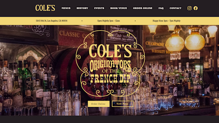 Optimized Restaurant Website for Better UX & Brand Adherence