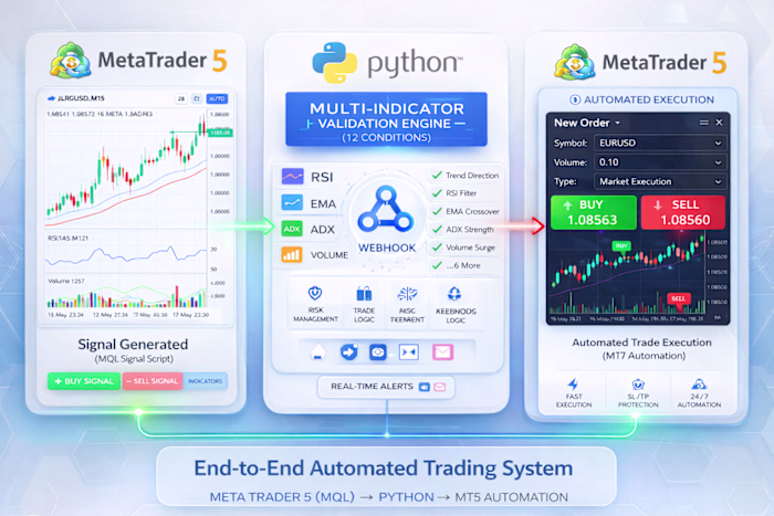 Developed an automated options trading