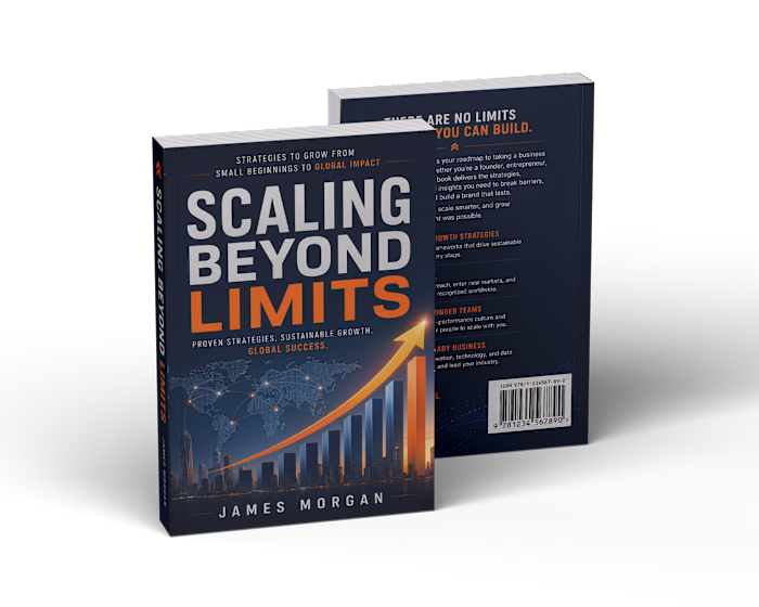Scaling Beyond Limits — Business Book Cover Design