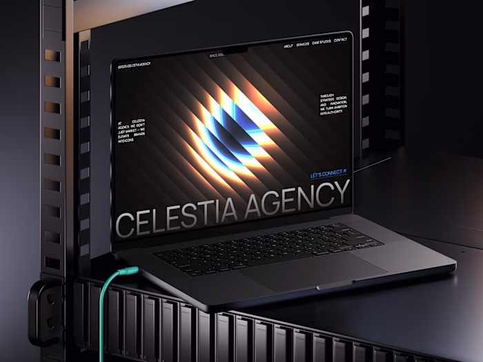 Celestia: A Bold Agency Website Framer Template