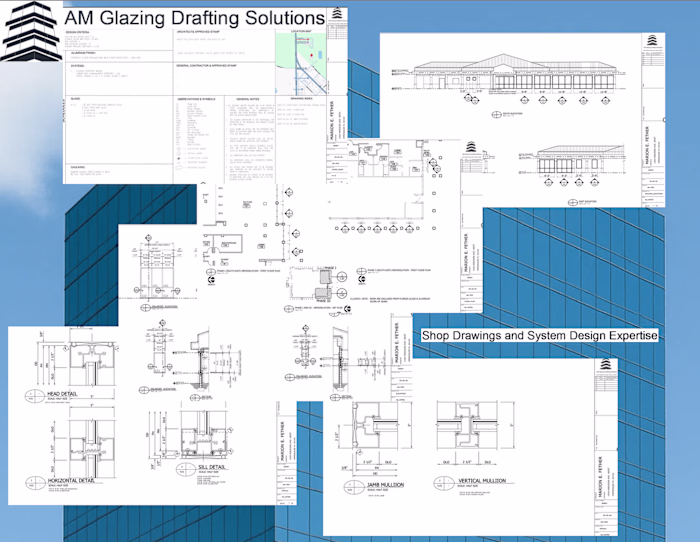 Standard Storefront Shop Drawing Set