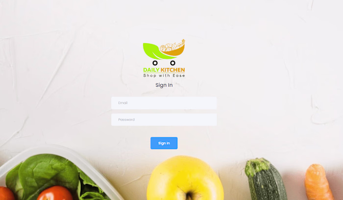 Daily Kitchen Grocery Delivery Web Application