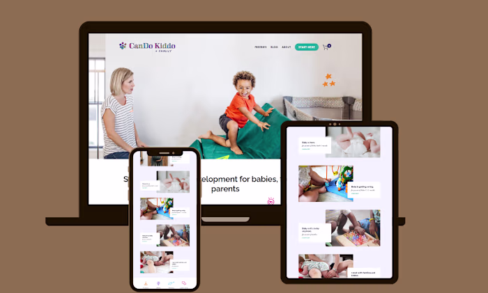 Modern and professionally designed website