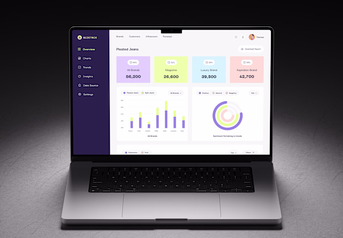 Bizetrix - Data Analysis Dashboard
