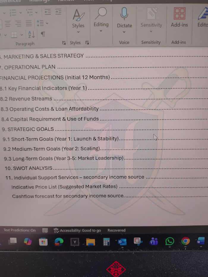 Project Title:
Business Plan for Polish