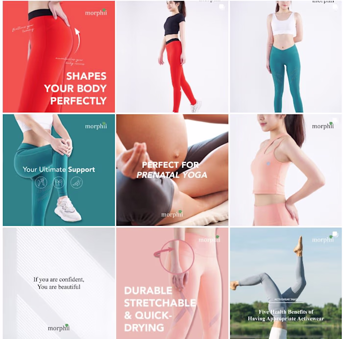 Morphii Activewear | SocialMedia Strategy + InfluencerManagement