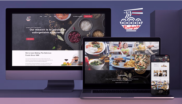 Web Designing of a Café