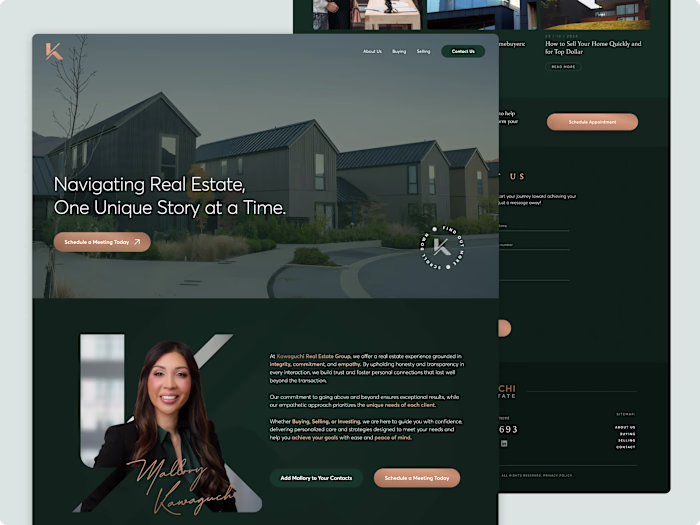 Real Estate Website Design –