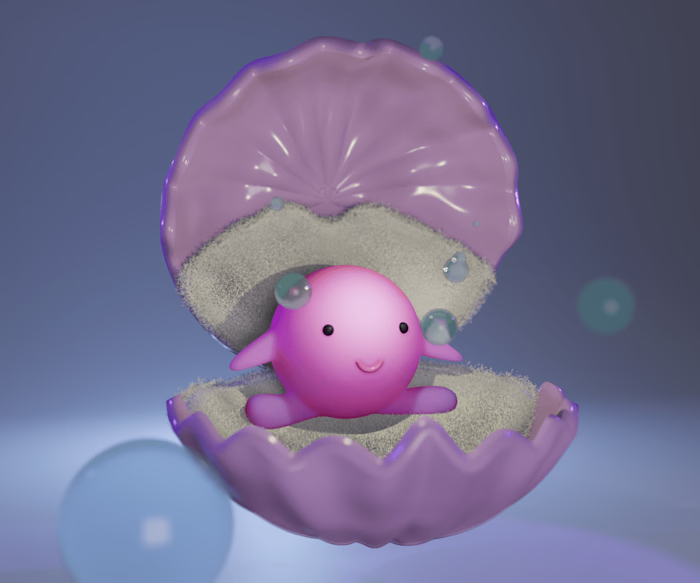 Underwater character render