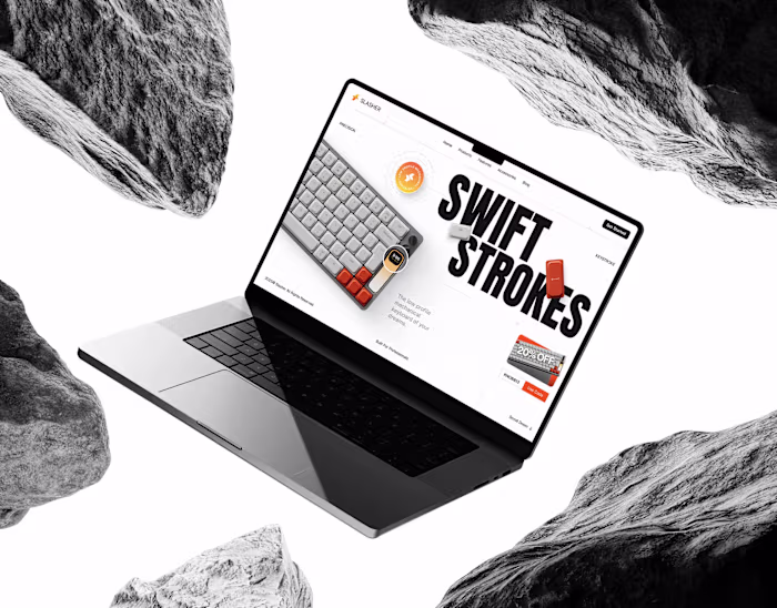SLASHER KEYBOARD - WEBSITE DESIGN
