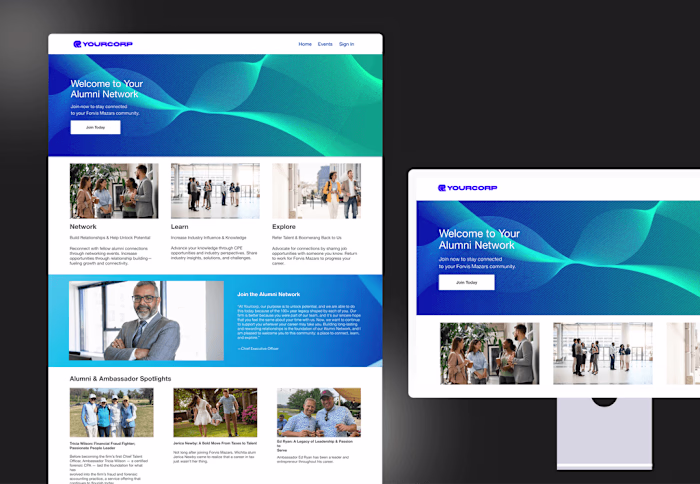 Scalable Landing Pages