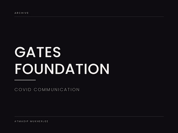 Gates Foundation + MoHFW — COVID Communication