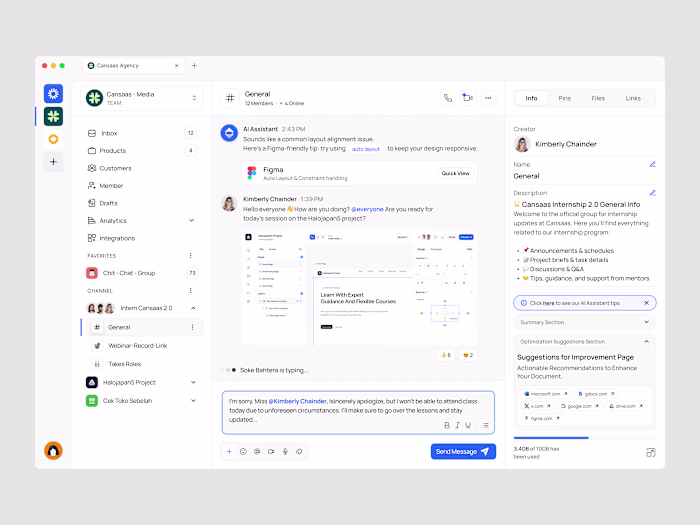 Team Communication Dashboards