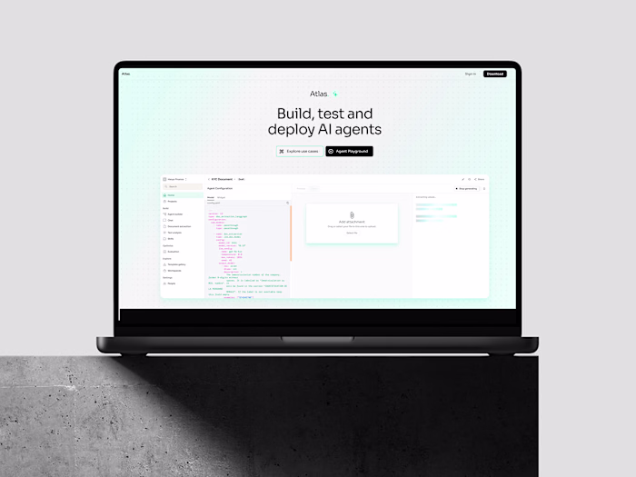Atlas AI Studio Design for Fintech Workflows