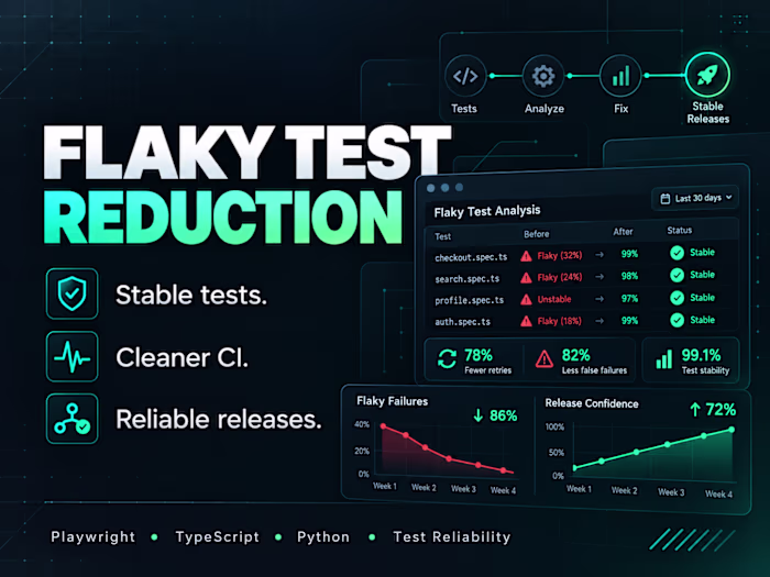 Flaky Test Reduction & Release
