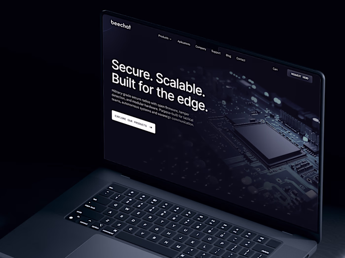 B2B E-commerce Website for Secure Communications