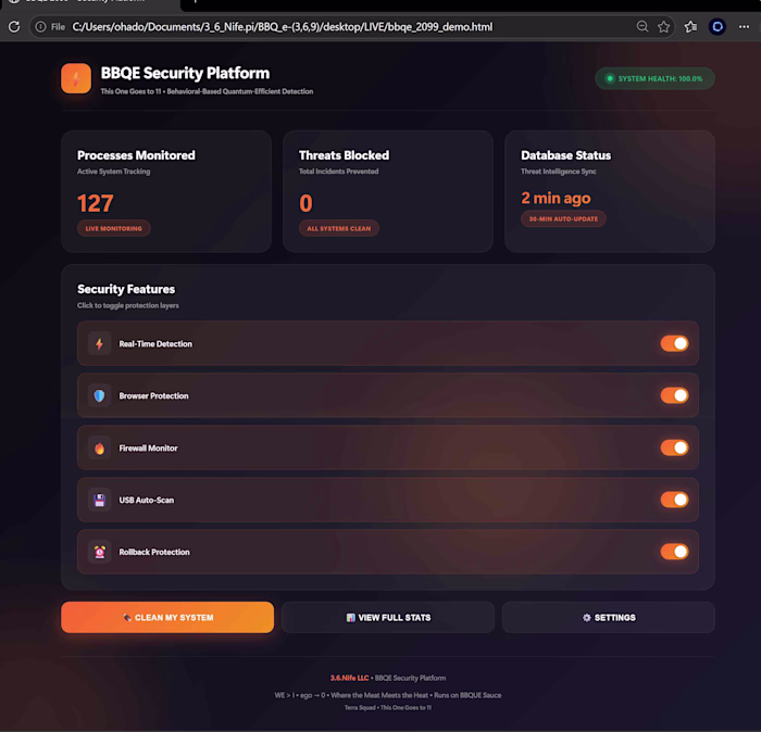 BBQ_e — Cross-Platform Cybersecurity Stack
