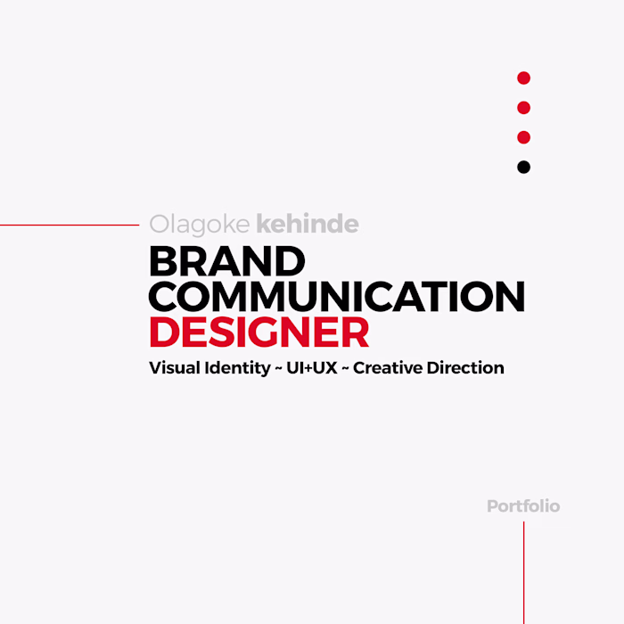 Olagoke Kehinde Design Portfolio