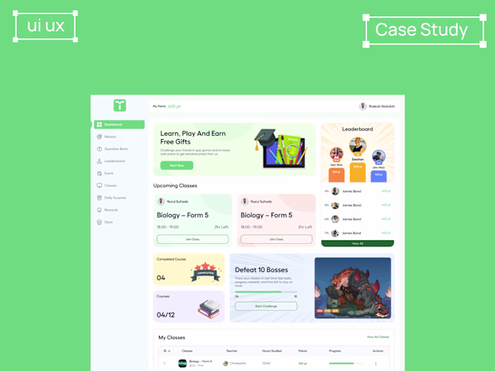 A learning app designed to make studying feel lighter, not h...