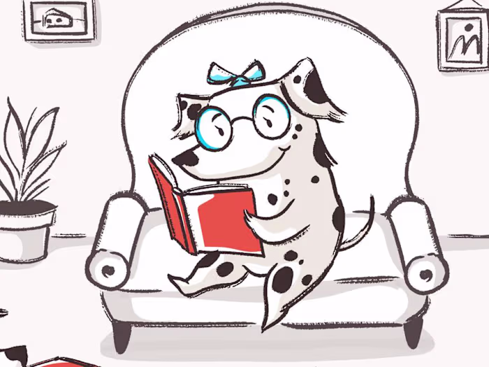 Dog Characters for Kids' Online Education