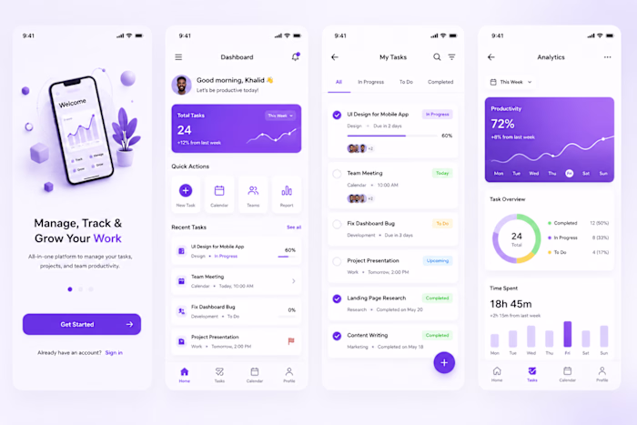 Figma design created for a small brand