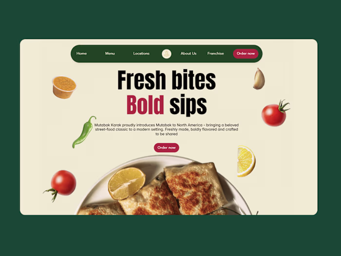 Mutabak Karak Framer Website