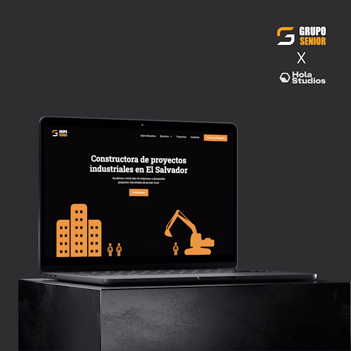 Webflow Website for Grupo Senior