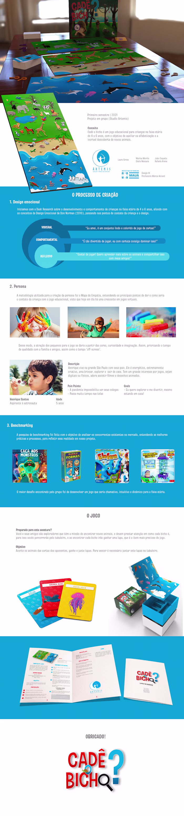 Product Design | Cadê o Bicho - Jogo de Tabuleiro