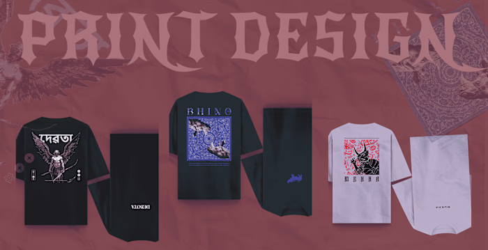 TShirt print designs 2024