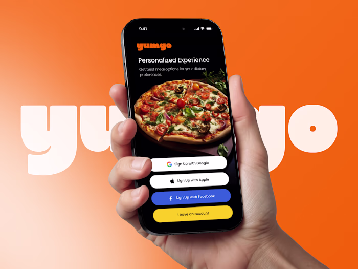 Yumgo - Food Delivery App UI