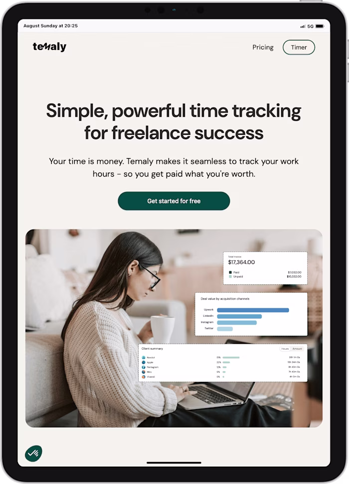 Temaly: Your freelance success partner