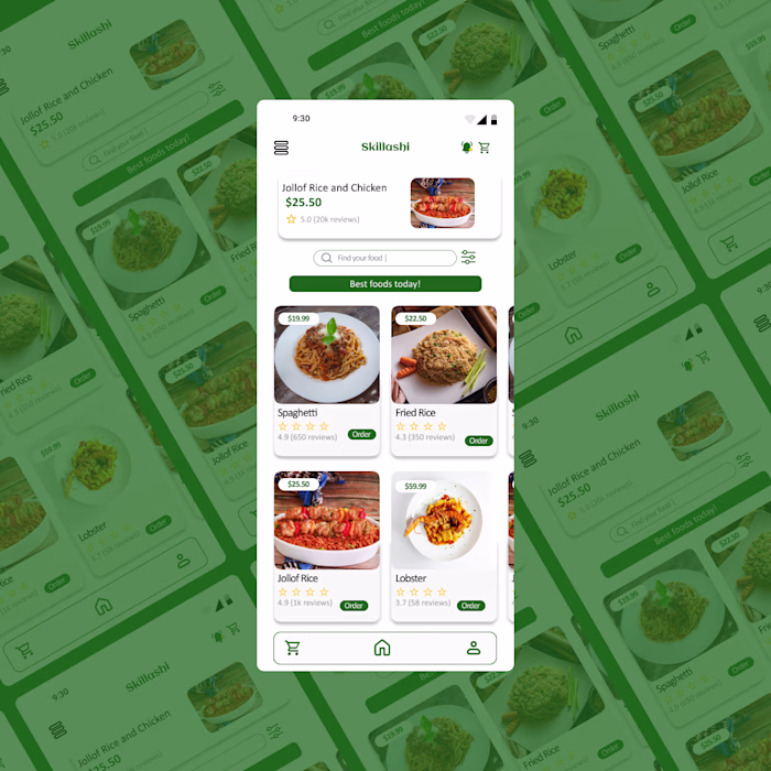 Food Menu Ordering And Delivery App