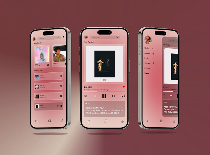 Mobile Music App Design :: Behance