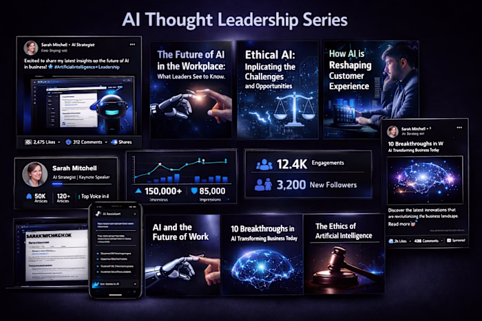 AI Thought Leadership Series
Ghostwrote a