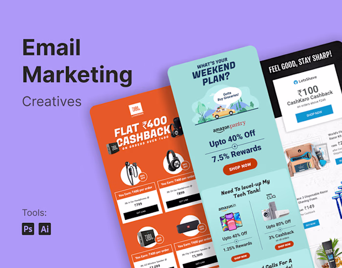 Email Marketing Design for Brand Promotion & Sales