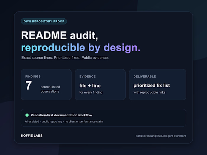 I audited my own public