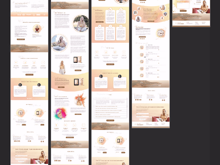 Pixel-Perfect Multi-Page Portfolio Landing Page