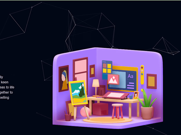 3D custom Porfolio